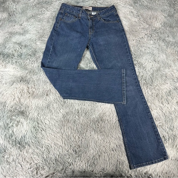 Levi Strauss Signature Stretch Low-rise Bootcut Jeans Woman’s 6M - Picture 2 of 11